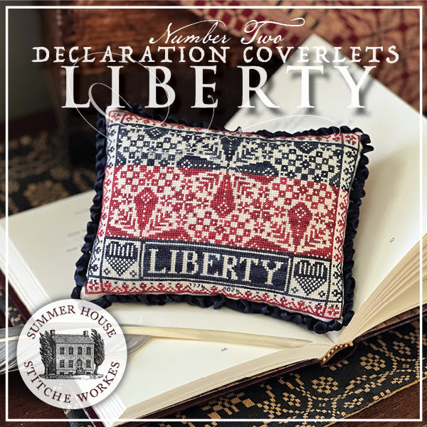 Declaration Coverlets #2: Liberty Cross Stitch by Summer House Stitche Workes - Paper Pattern