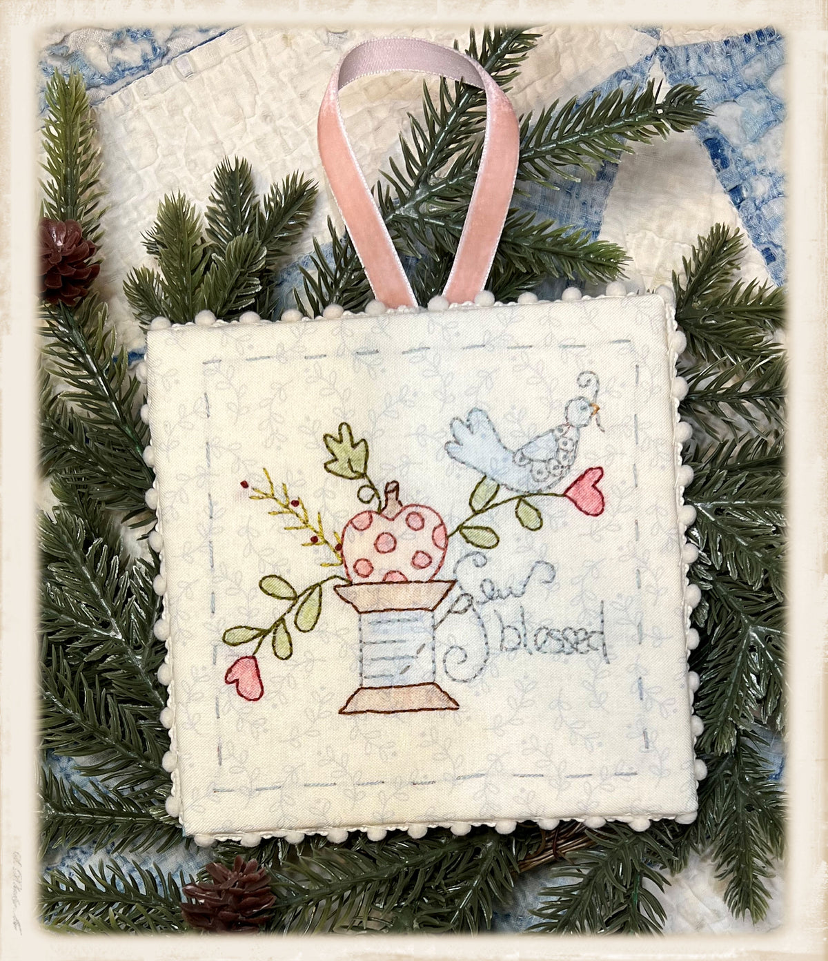 Sew Blessed Embroidery by Plumcute Designs - Paper Pattern