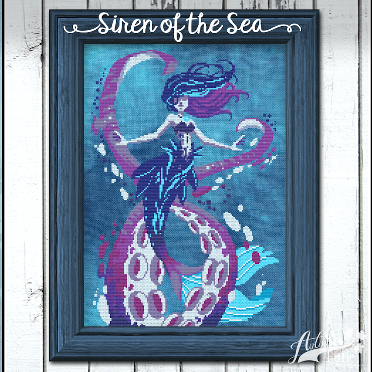 Siren of the Sea by Autumn Lane Stitchery - Paper Pattern