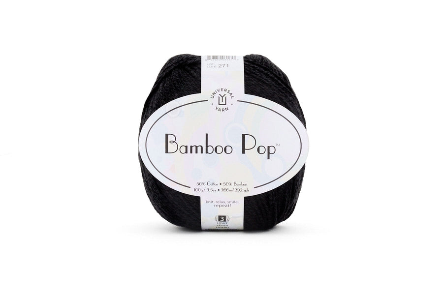 Bamboo Pop by Universal Yarn - Black #112
