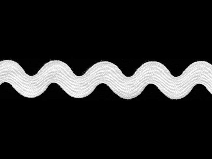 Large Ric Rac Trim, 11/16 inch - White