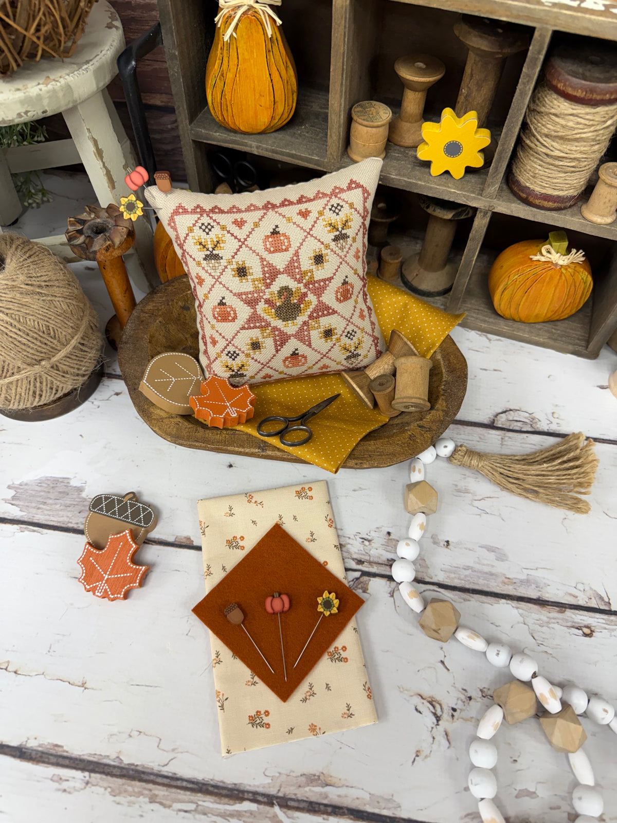 Thankful Quilt Finishing Kit by Primrose Cottage