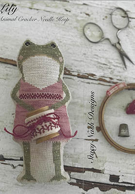 Lily Needle Keep Cross Stitch by Stacy Nash Designs - Paper Pattern