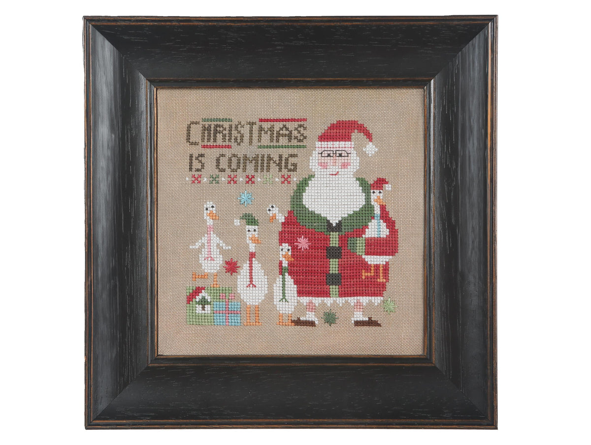 Wee Santa 2025 Cross Stitch by Heart in Hand - Paper Pattern