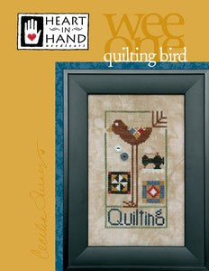 Quilting Bird Cross Stitch by Heart in Hand Paper Pattern