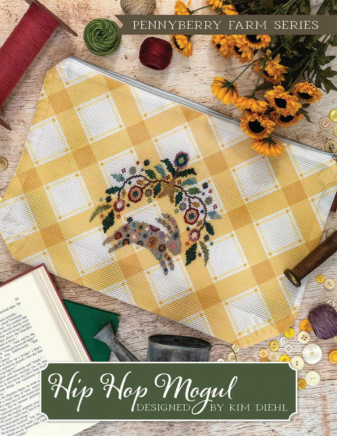 Pennyberry Farm Series: Hip Hop Mogul Cross Stitch by Kim Diehl - Paper Pattern