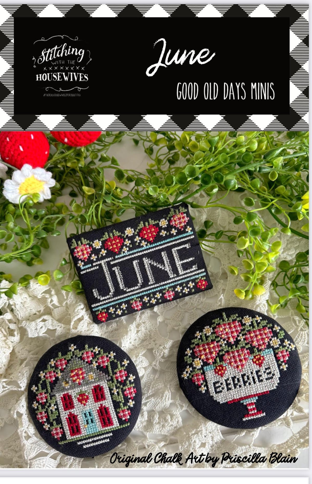 Good Old Days Minis: June Cross Stitch by Stitching With The Housewives - Paper Pattern