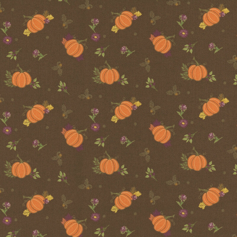 The Awe of Autumn | C16192 | Pumpkins - Brown