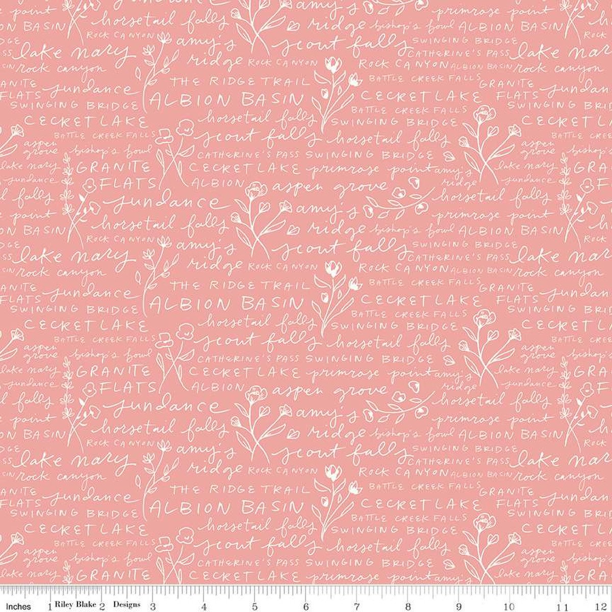 Albion | C14595 | Text - Pink