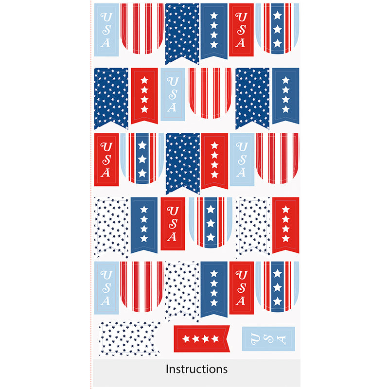 Firecracker Banner Panel by My Mind's Eye for Riley Blake Designs