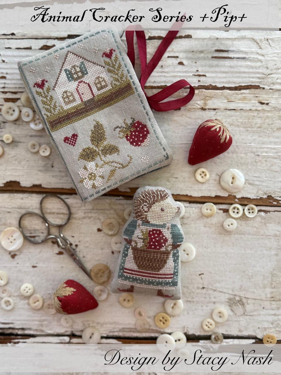 PRE-ORDER - Animal Crackers: Pip Cross Stitch by Stacy Nash Designs - Paper Pattern