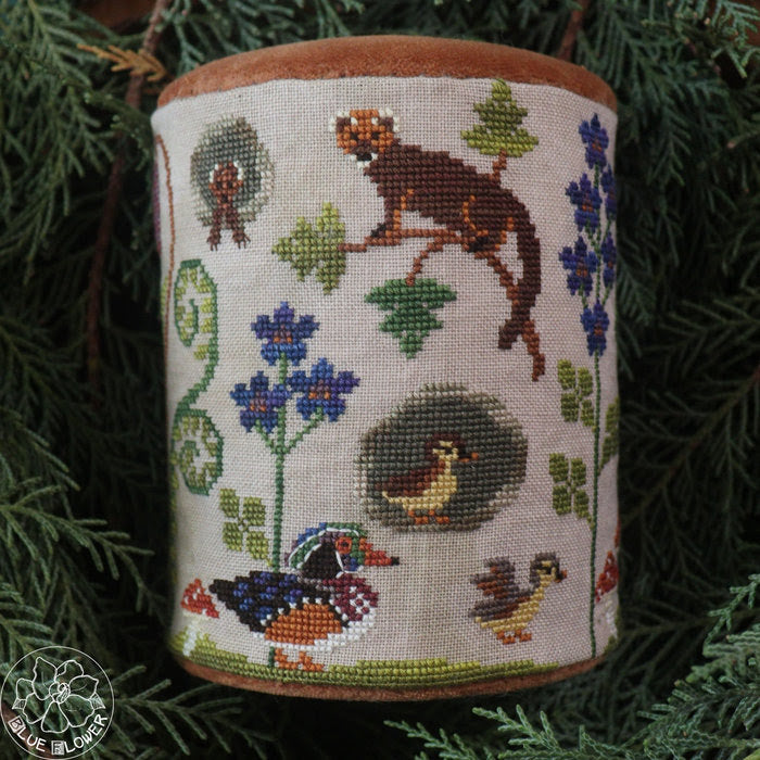 PRE-ORDER - Trunk Town Spring Cross Stitch by The Blue Flower - Paper Pattern