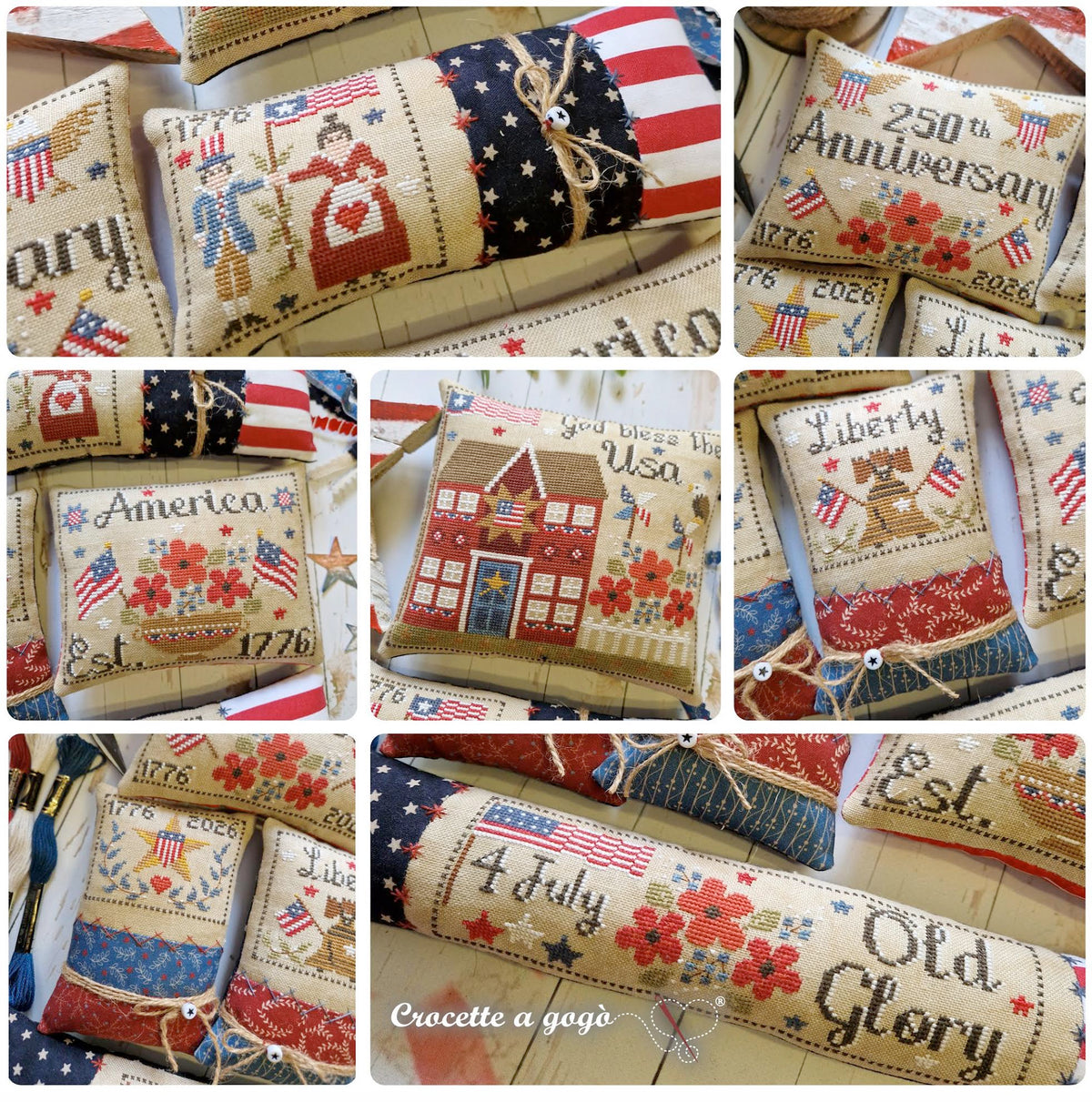 Stars & Stitches Cross Stitch by Crocette A Gogò - Paper Pattern