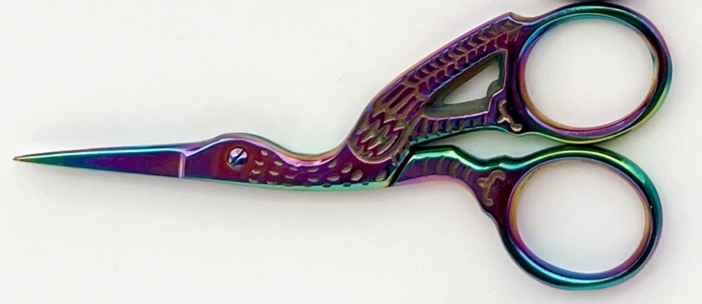 Small Embroidery Stork Scissors