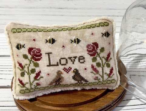 Virtues: LOVE Cross Stitch by New York Dreamer - Paper Pattern