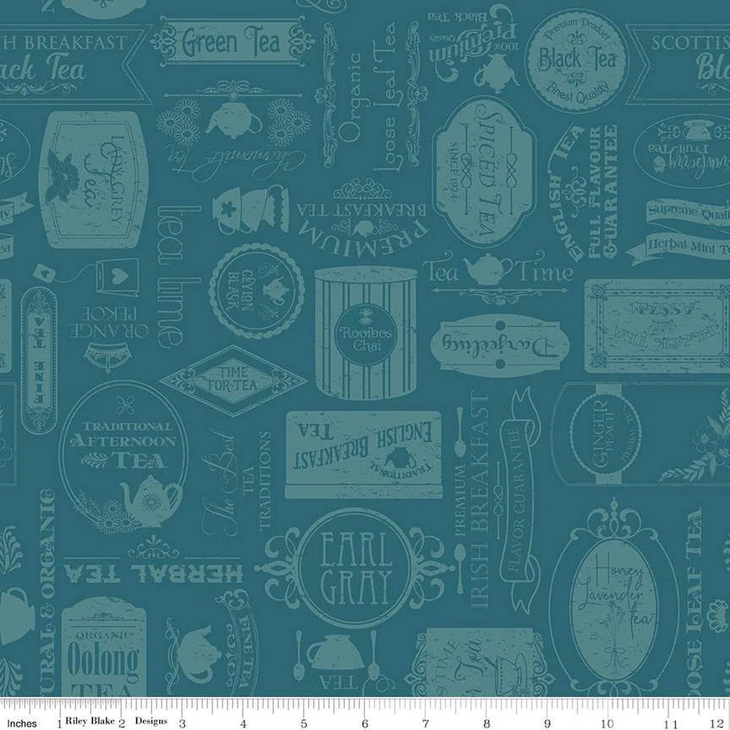 Afternoon Tea | C14032 | Labels - Colonial Blue