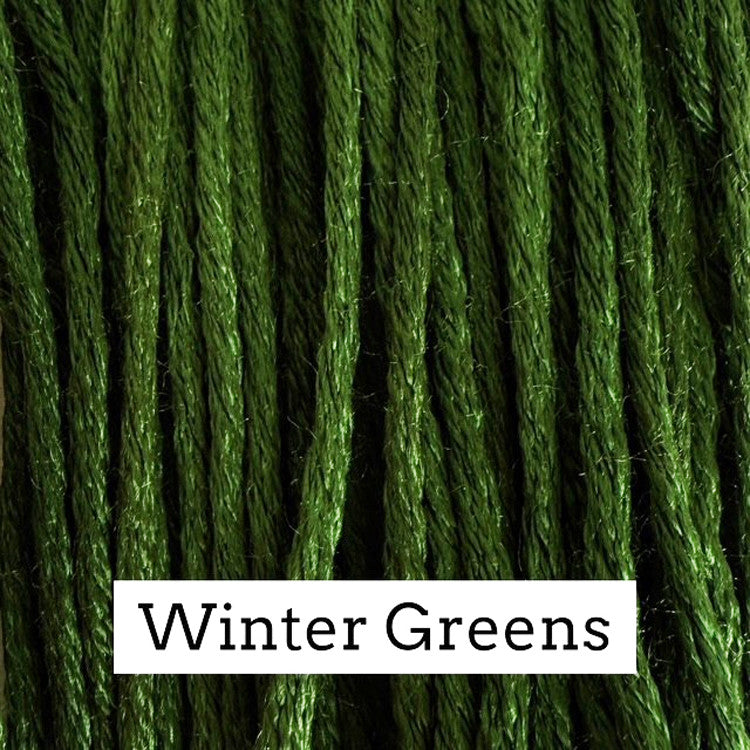 Winter Greens - Classic Colorworks Silk Floss