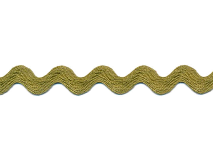 Medium Ric Rac, 1/2 inch - Olive