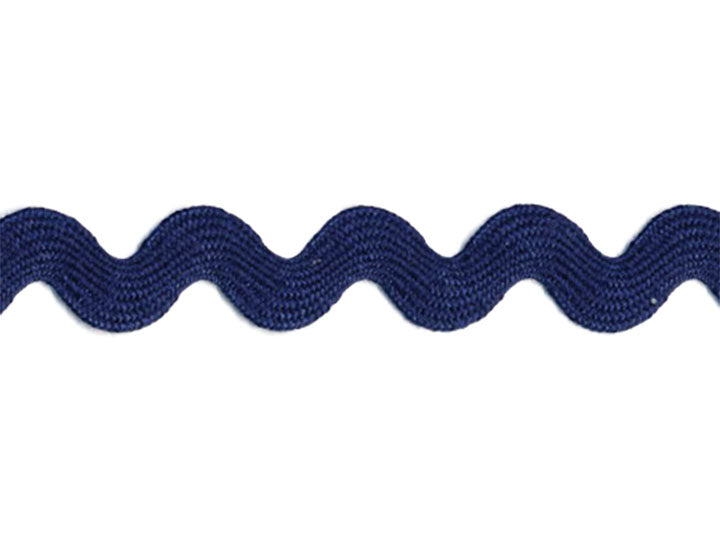 Large Ric Rac Trim, 11/16 inch - Navy