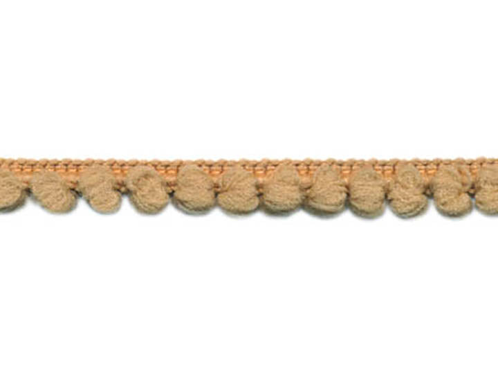 Baby Pom Pom Trim Fringe, 3/8 inch - Beige
