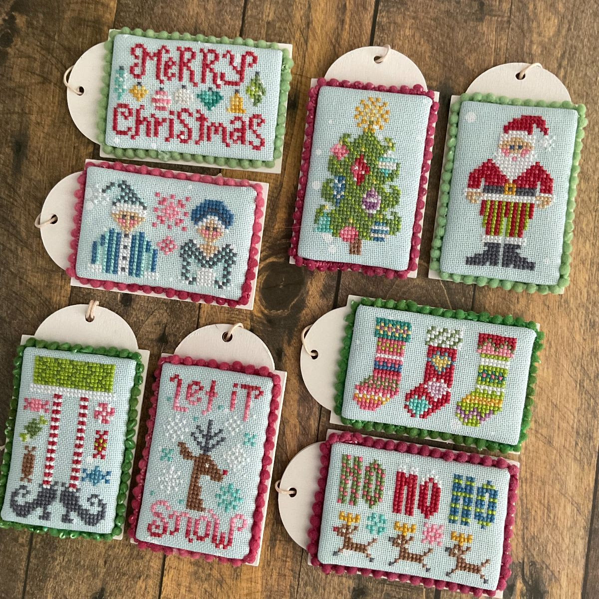 Christmas Tiny Tags Cross Stitch by Dirty Annie's - Paper Pattern