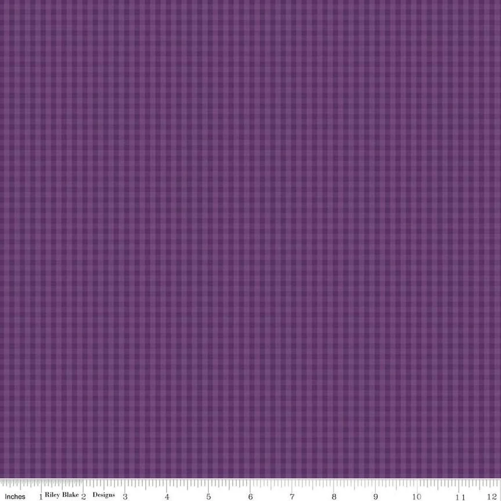 Anne of Green Gables | C13857 | Gingham - Eggplant