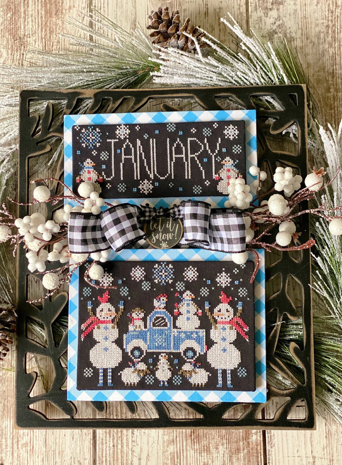 Trucking Along: January by Stitching with the Housewives - Paper Pattern