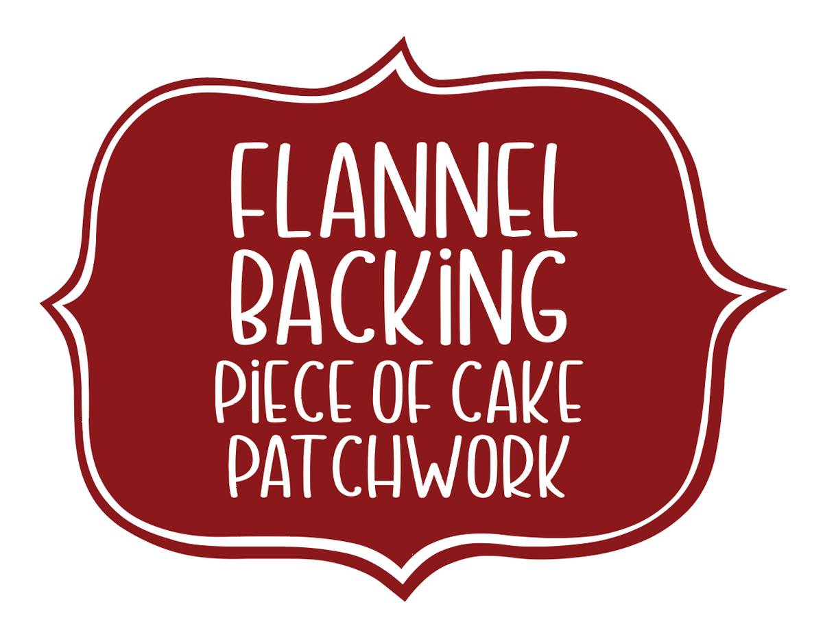 Piece of Cake Patchwork Flannel Backing ONLY