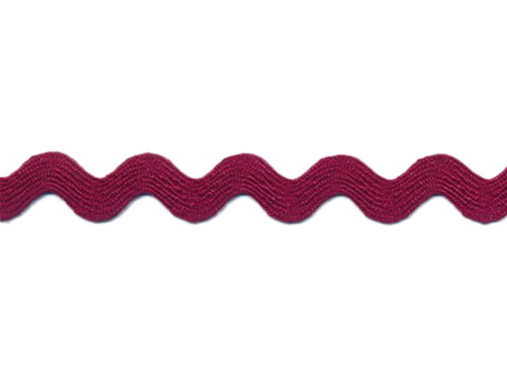 Medium Ric Rac, 1/2 inch - Wine