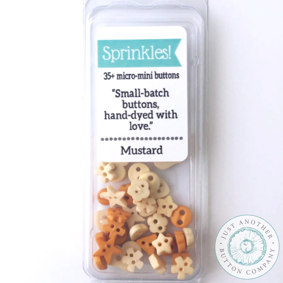 Mustard Sprinkles Pack by Just Another Button Company