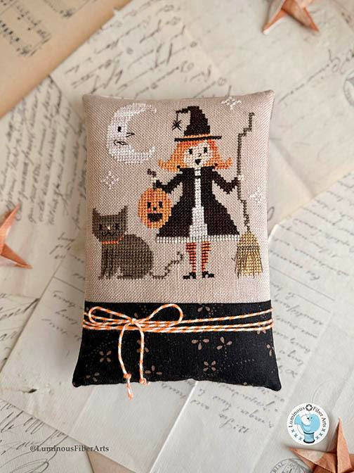 Moonlight Mischief Cross Stitch by Luminous Fiber Arts - Paper Pattern