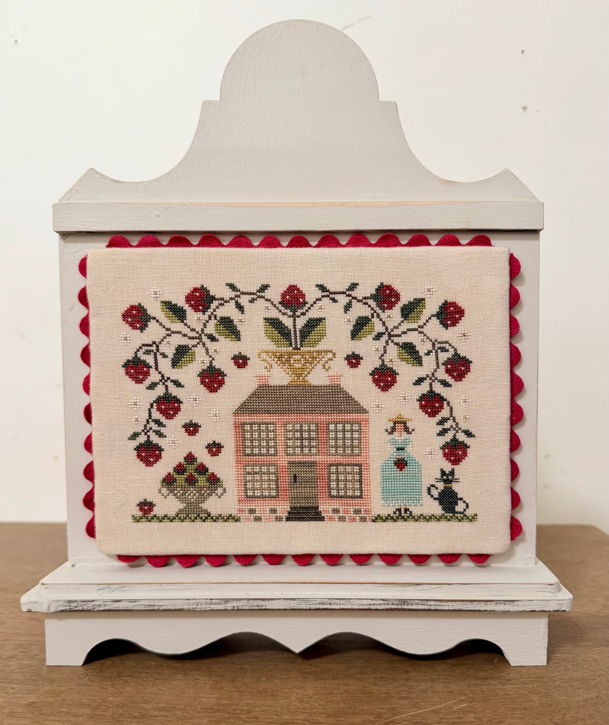 A Gathering of Strawberries Cross Stitch by Fox & Rabbit - Paper Pattern