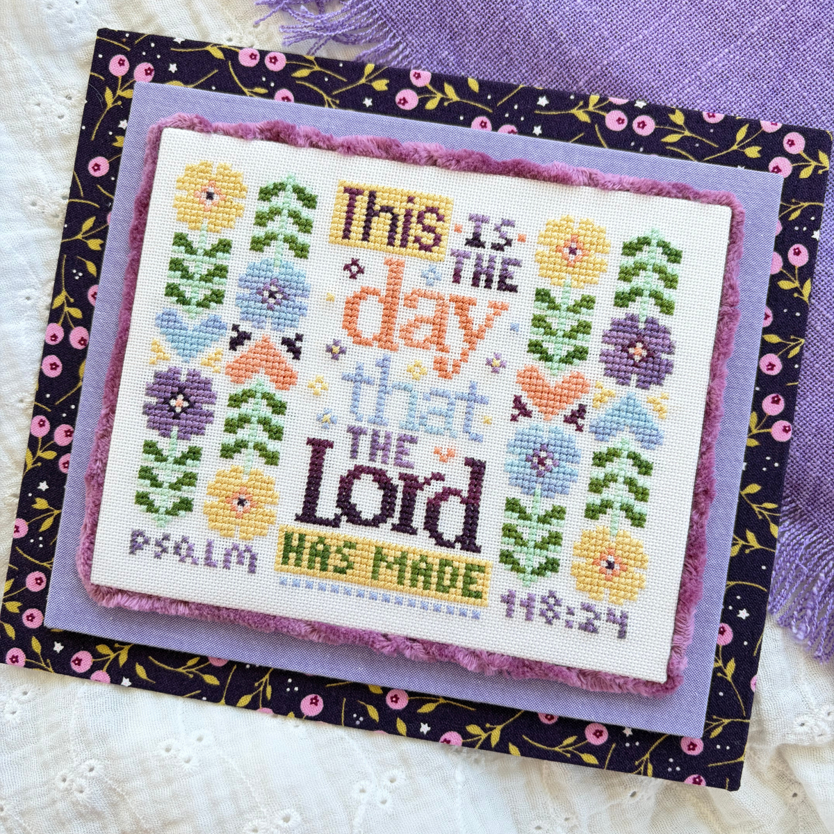 PRE-ORDER - This Is The Day Cross Stitch by Sweet Wing Studio - Paper Pattern