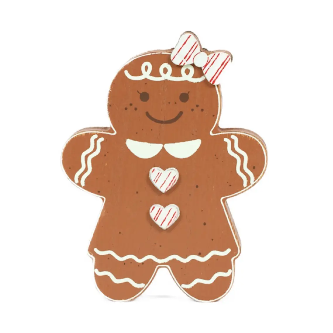 Gingerbread Girl | 4x5x1 Chunky Wood Shape | 71355