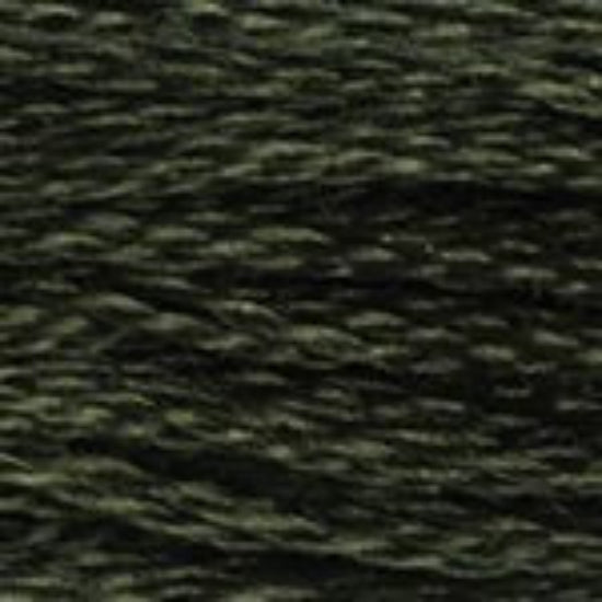 DMC-934 Black Avocado Green 6 Strand Floss
