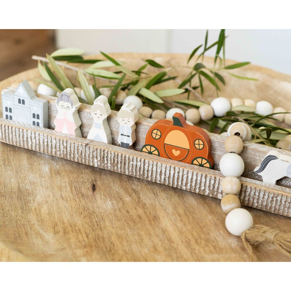 Cinderella | Woodland Story Book Collection | 2x2x.25 wood shapes set of 6 | 12094