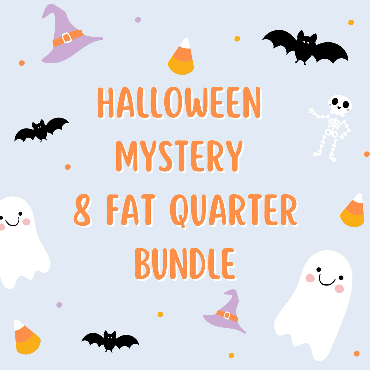 Halloween Mystery Fat Quarter Bundle (8 pieces) FQB-075