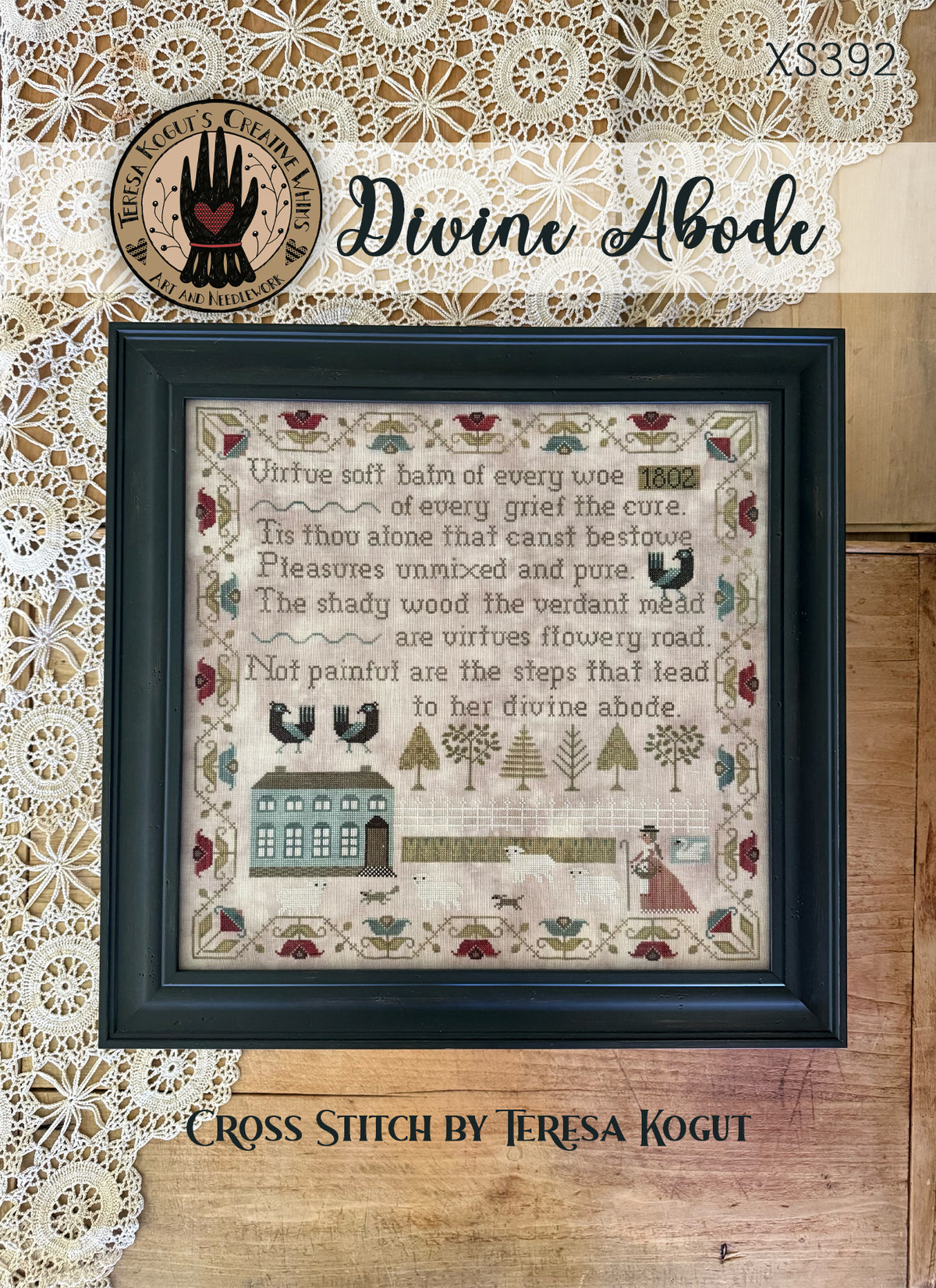 Divine Abode Cross Stitch by Teresa Kogut - Paper Pattern