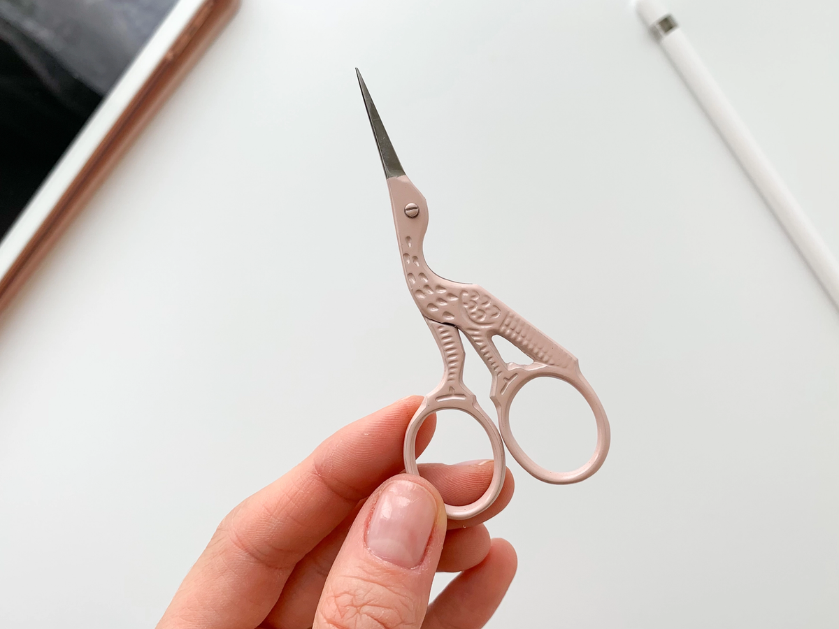Small Sewing Stork Scissors
