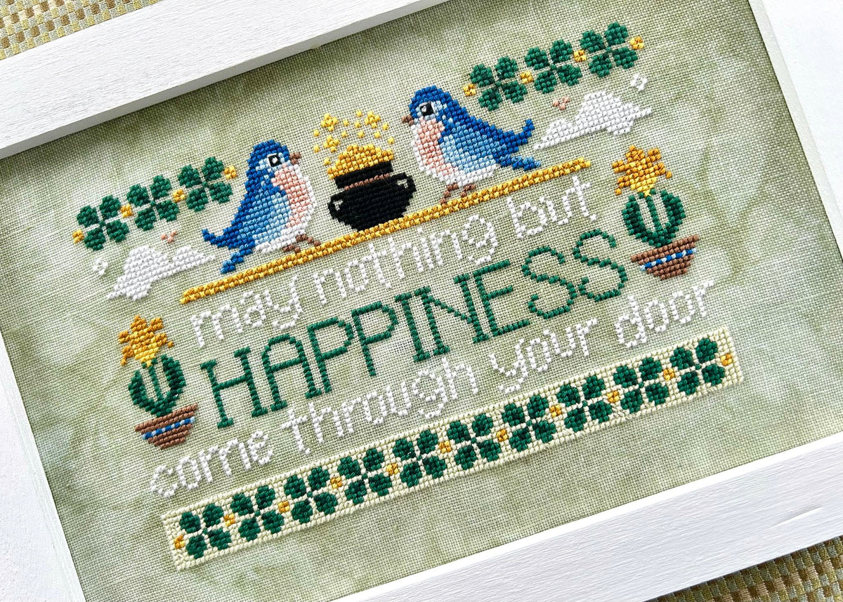 Wordy Birds: March Cross Stitch by Sweet Wing Studio - Paper Pattern
