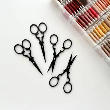 Vintage Embroidery Scissors - Black