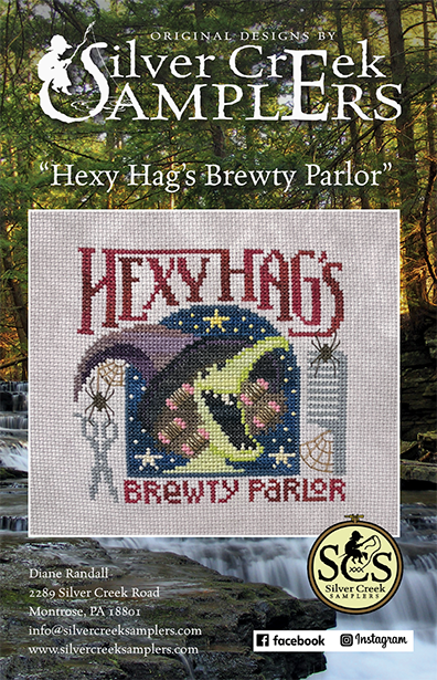 Hexy Hag's Brewty Parlor Cross Stitch by Silver Creek Samplers - Paper Pattern