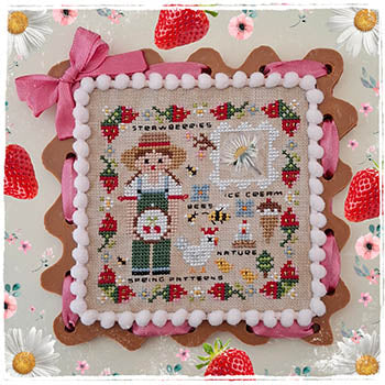 Seasonal Memories: Spring Cross Stitch by Fairy Wool in the Wood - Paper Pattern