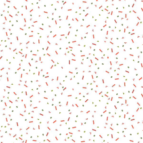 Miniature Minis | RJ1701-CC5 | Shaken Shapes - Candy Cane Red