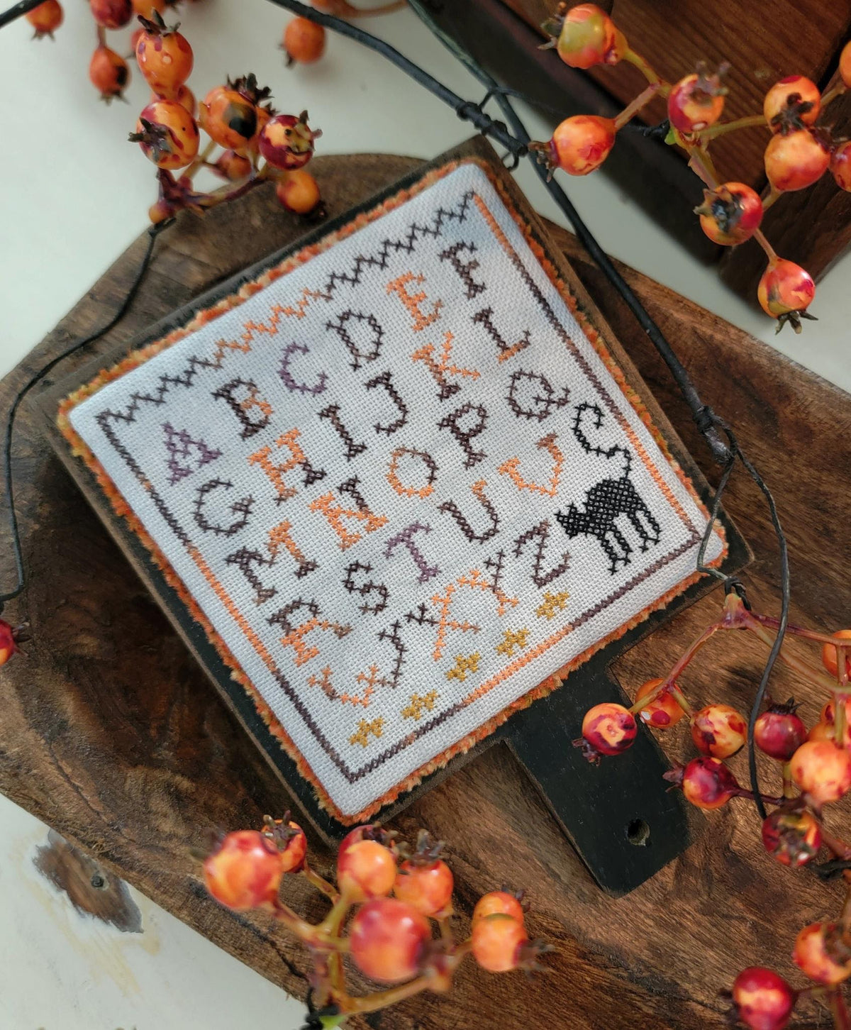 Holiday Hornbook Series: Halloween Hornbook Cross Stitch by Thread Milk Designs - Paper Pattern