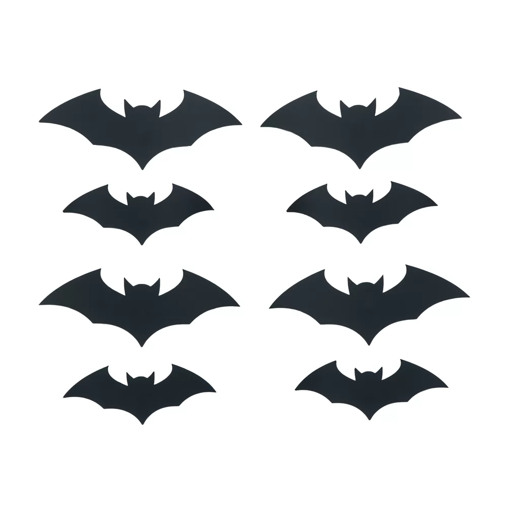 Paper Bats | The Adams Family Collection | 7x3, 9x4 paper bats 16 pieces | 50447