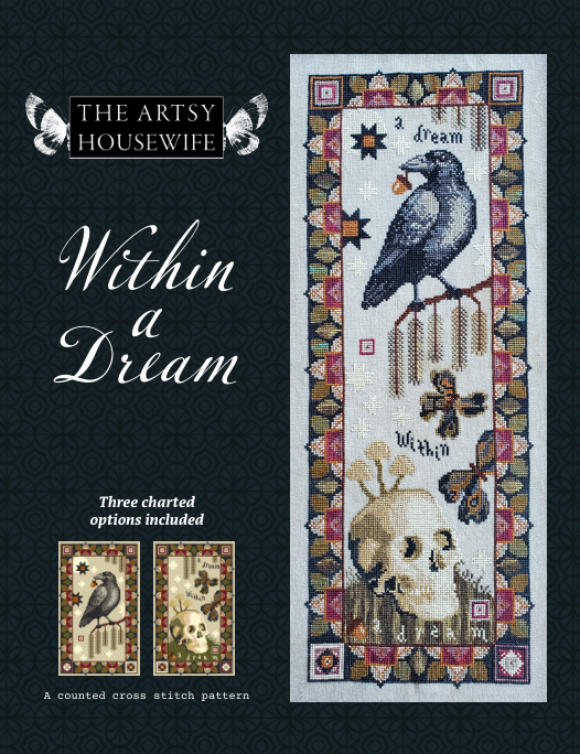 Pre-Order - Within A Dream Cross Stitch by The Artsy Housewife - Paper Pattern