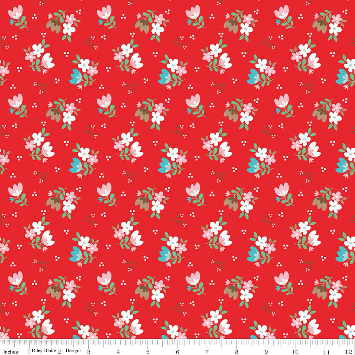 Whimsical Woodland | C17642 | Floral - Red