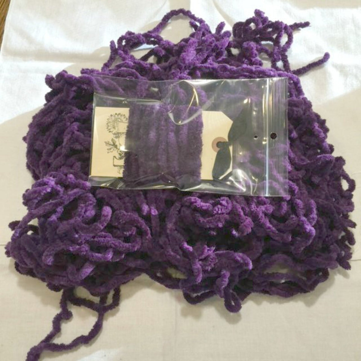 Chenille Trim - Wizard Hand-Dyed 100% Cotton  by Lady Dot Creates