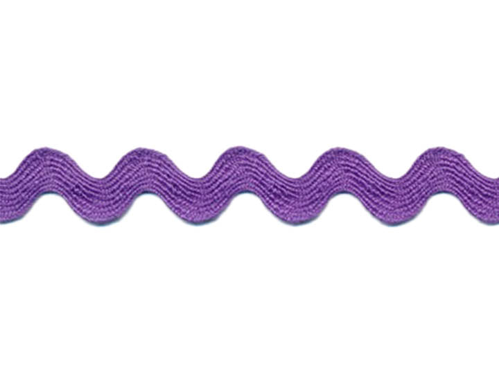 Purple Holographic Ric Rac Medium Ric Rac, 1/2 inch - Purple - Primrose Cottage